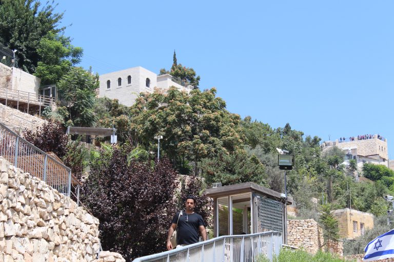 מבט על בתי האבן באזור עיר דוד בירושלים