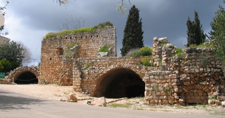 תמונת אזור להמחשה – חניון לילה יחיעם – קמפינג נגיש ליד המבצר